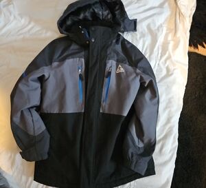 Gerry Weber Black and Gray Kids Puffer Jacket